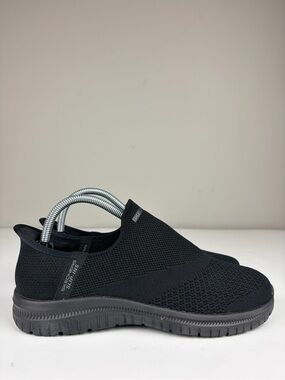 Skechers Hands Free Slip-ins Air Cooled Memory Foam Black Shoes 7.5